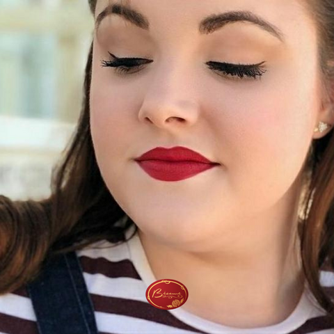 Valentine's Day Inspired Makeup Look by Bésame Cosmetics